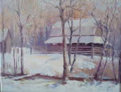 Barn in Snow